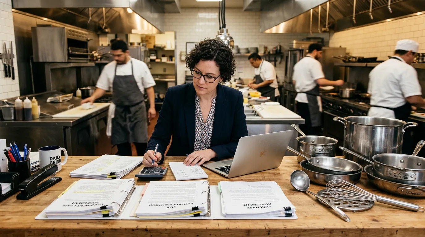 Crédit-bail, LOA ou achat du matériel de cuisine : comparatif chiffré et impact sur le bilan