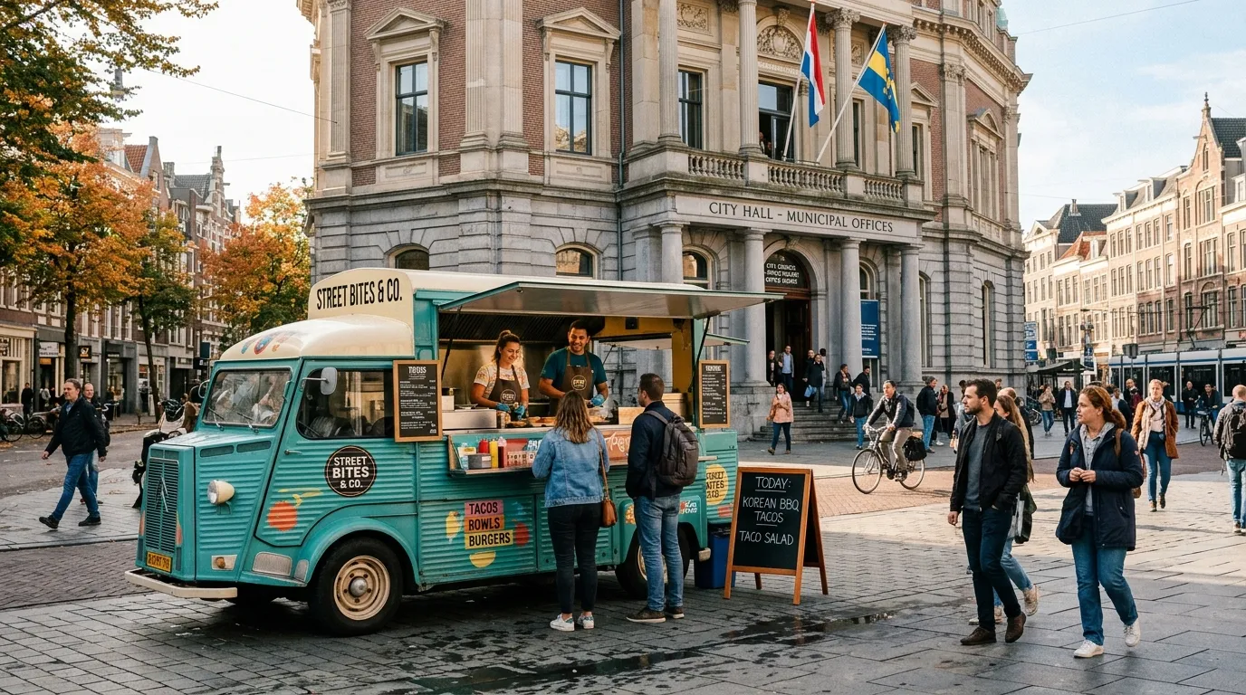 Emplacement de food truck : autorisation d'occupation du domaine public, redevance et démarches