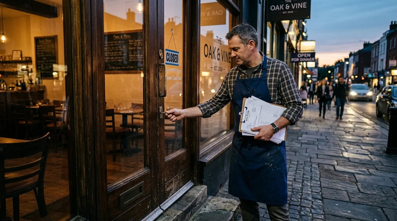 Fermer son restaurant : liquidation amiable ou judiciaire, coûts et responsabilité du dirigeant