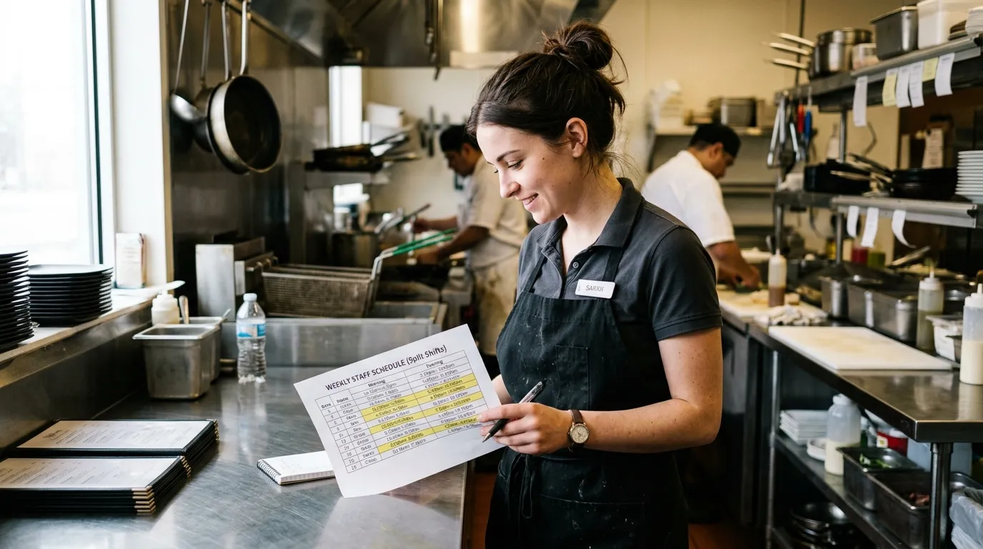 Horaires en coupure en restauration : cadre légal, indemnisation et impact paie