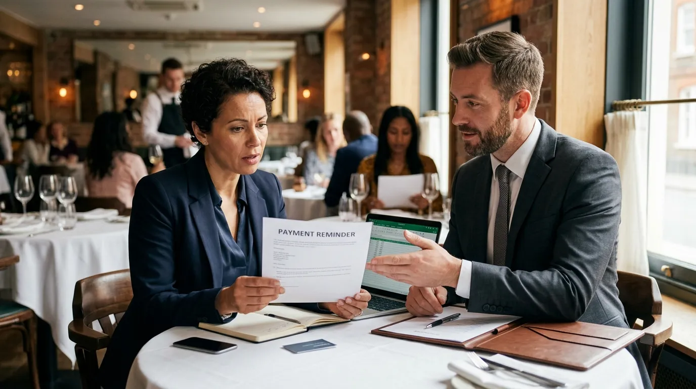 Impayés en restauration : relancer un client entreprise et engager le recouvrement