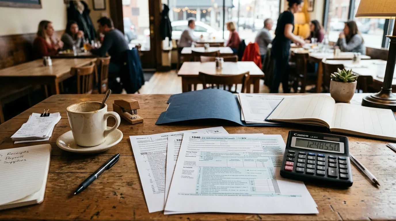 Liasse fiscale d'un restaurant : formulaires 2033 ou 2050, contenu et date de dépôt