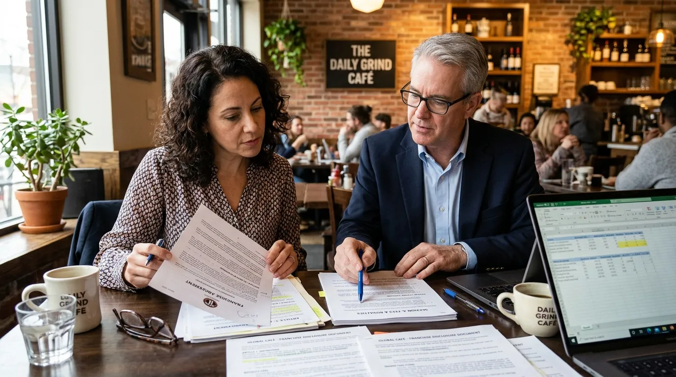 Ouvrir un restaurant en franchise : DIP, droit d'entrée, redevances, montage juridique et comptable