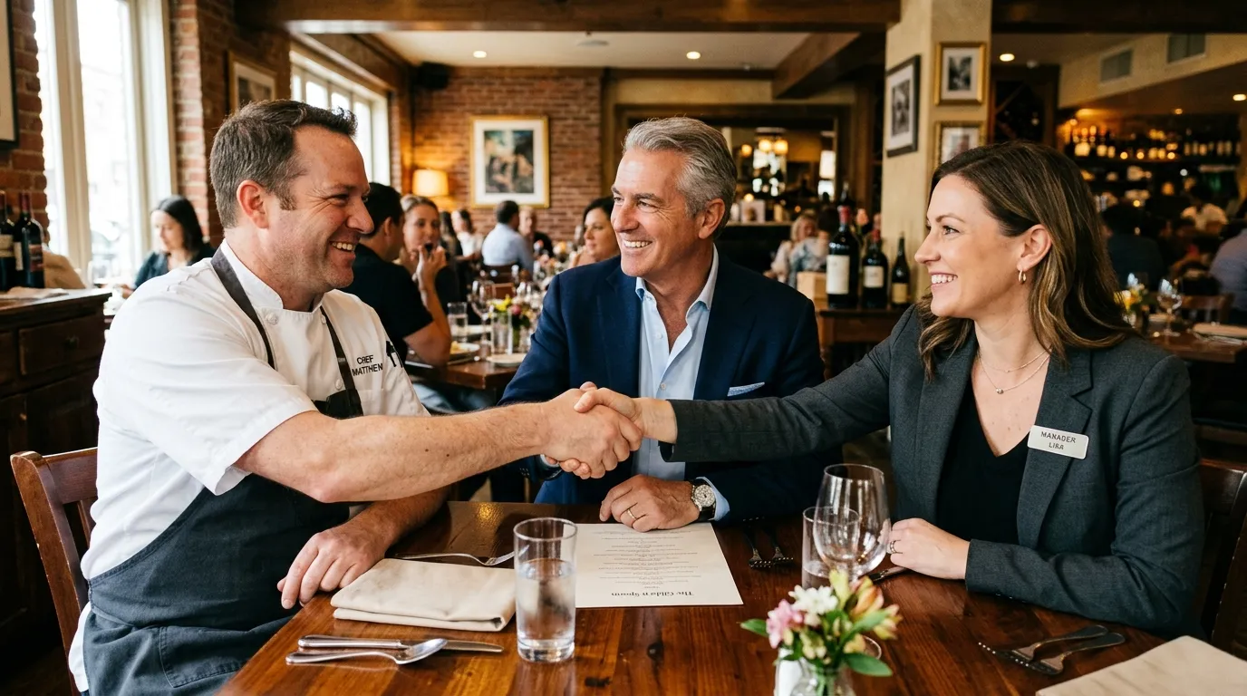 Pacte d'associés dans un restaurant : les clauses clés entre chef, investisseur et gérant