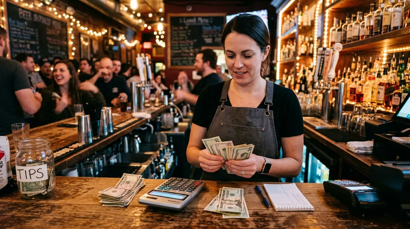 Salaire d'un barman en 2026 : grille HCR, charges patronales et coût employeur