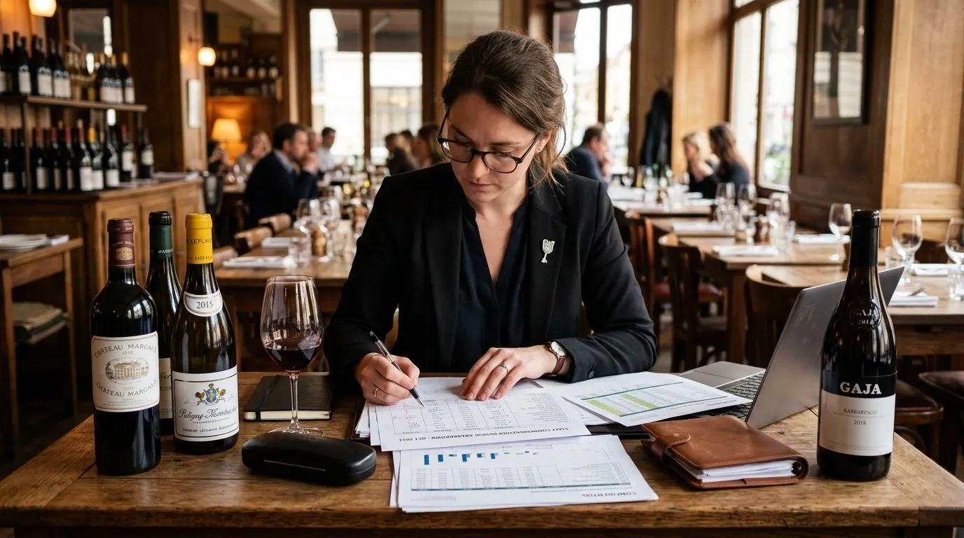 Salaire d'un sommelier en 2026 : grille HCR, échelons et coût employeur