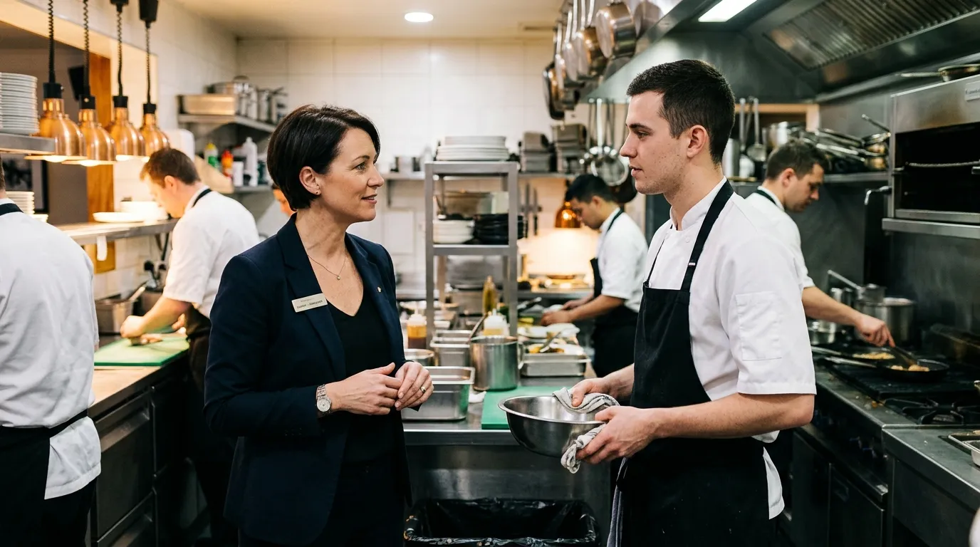 Sanction disciplinaire en restauration : avertissement, mise à pied et rôle de la convention HCR