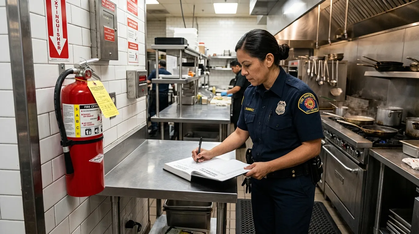 Sécurité incendie d'un restaurant : classement ERP, commission de sécurité et registre obligatoire